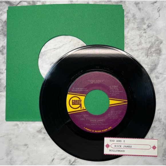 Rick James You and I / Hollywood 45 Soul Funk 1978 Gordy 7156 - Picture 3 of 6